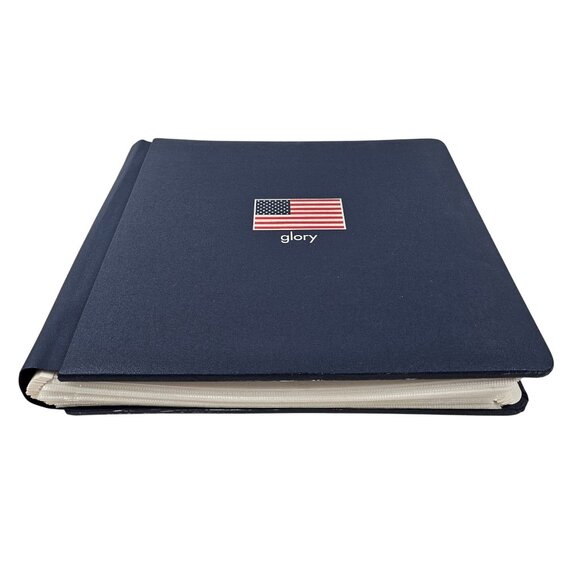 Creative Memories Album 12 x 12 Glory Flag Navy Blue 30 Pages and Protectors - Picture 3 of 10
